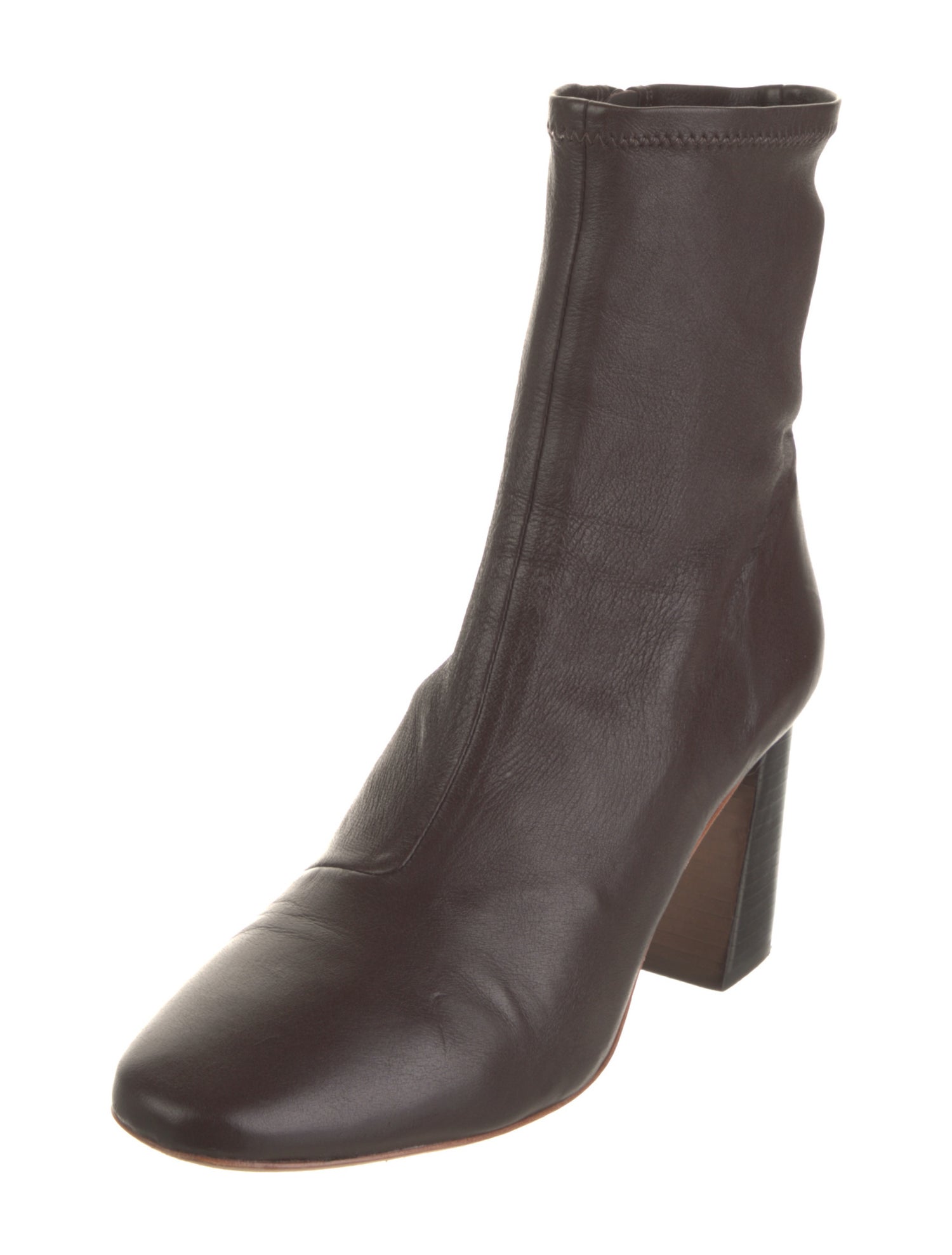 Loeffler Randall Leather Sock Boots