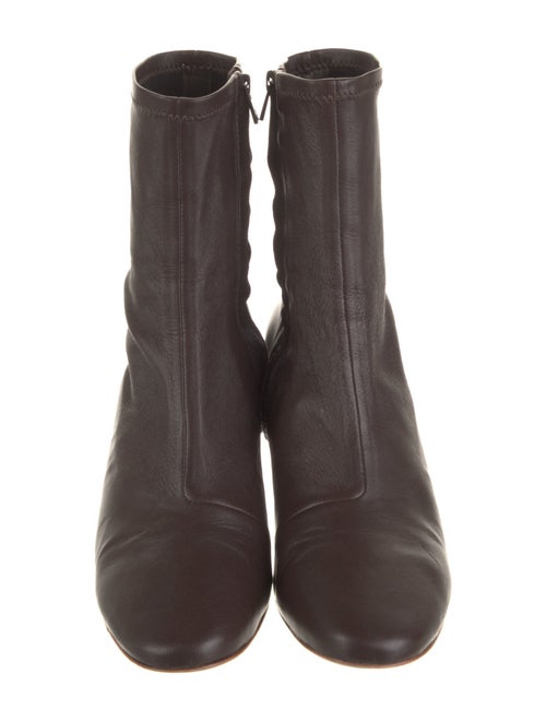 Loeffler Randall Leather Sock Boots