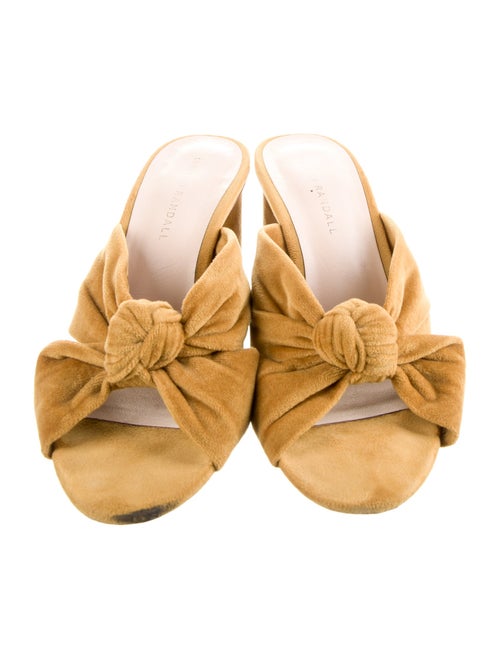 Loeffler Randall Velvet Cutout Accent Slides