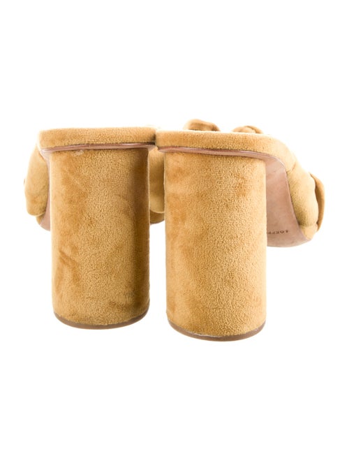 Loeffler Randall Velvet Cutout Accent Slides