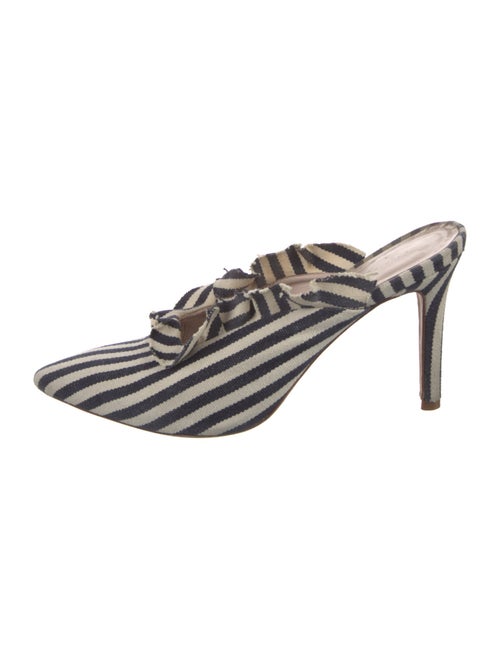 Loeffler Randall Canvas Striped Mules