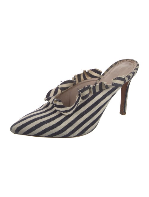 Loeffler Randall Canvas Striped Mules