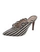 Loeffler Randall Canvas Striped Mules