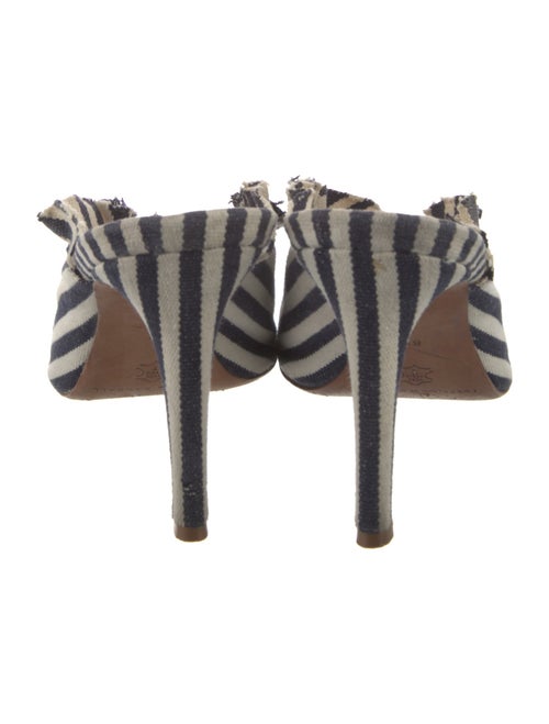 Loeffler Randall Canvas Striped Mules