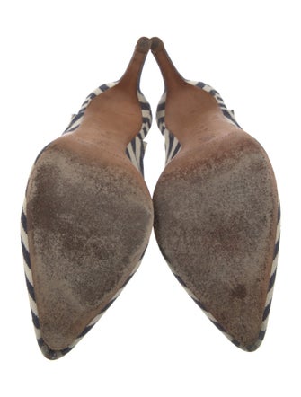 Loeffler Randall Canvas Striped Mules