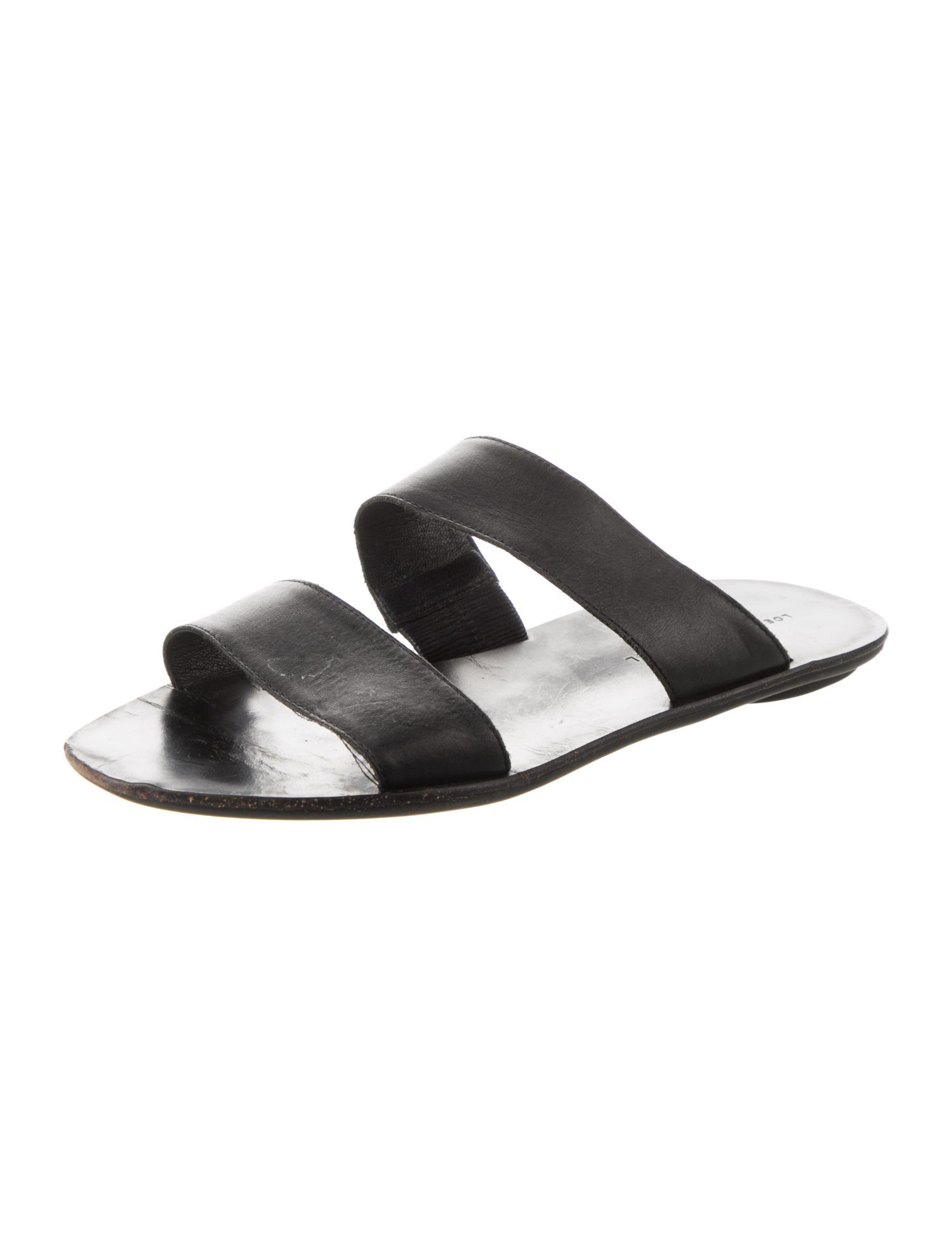 Loeffler Randall Leather Slides