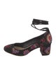 Loeffler Randall Suede Floral Print Pumps