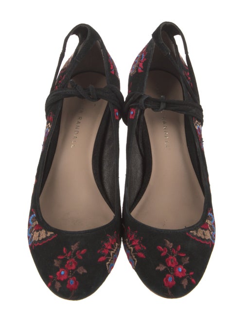 Loeffler Randall Suede Floral Print Pumps