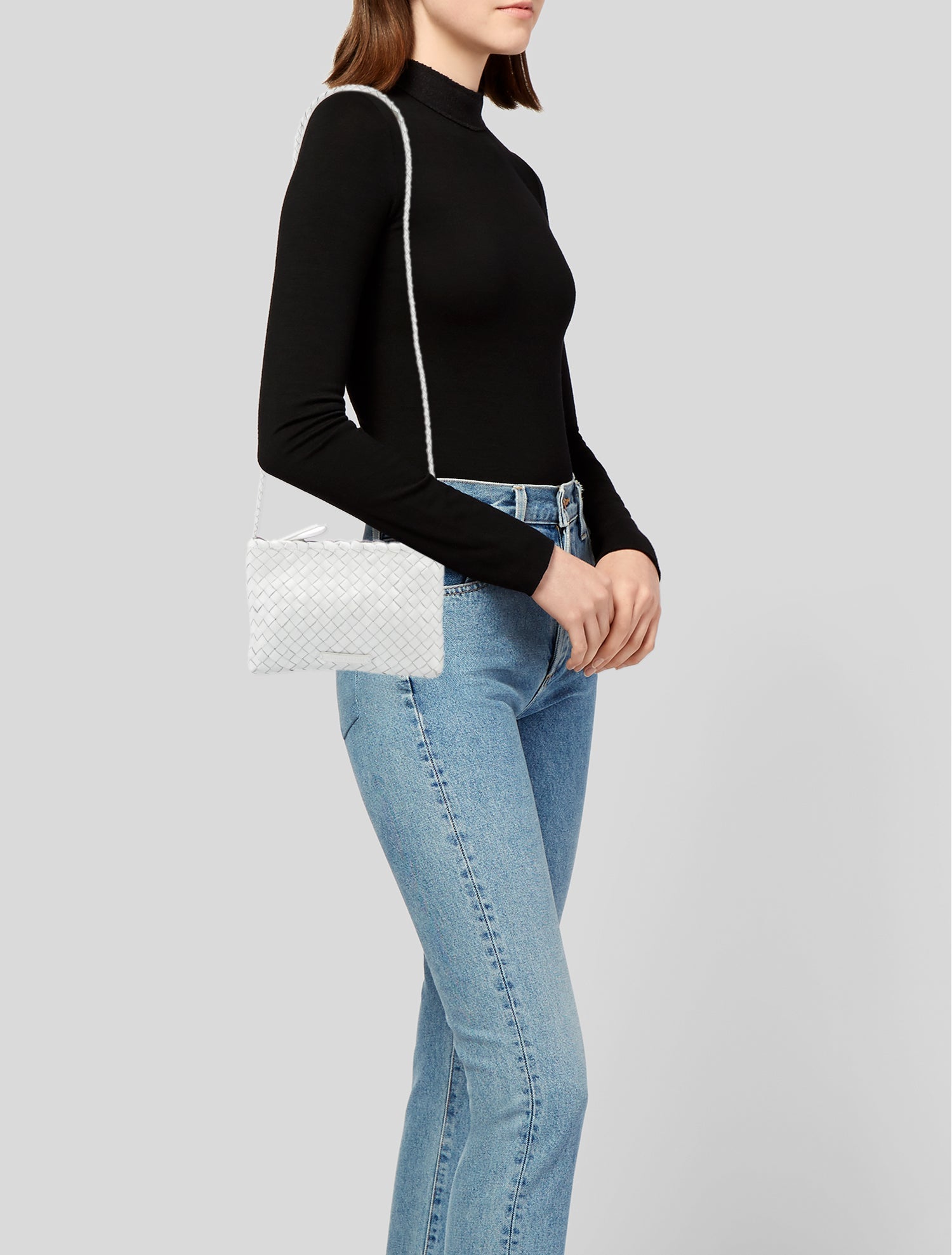 Loeffler Randall Leather Clutch