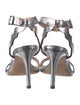 Loeffler Randall Leather Scalloped Accent Sandals