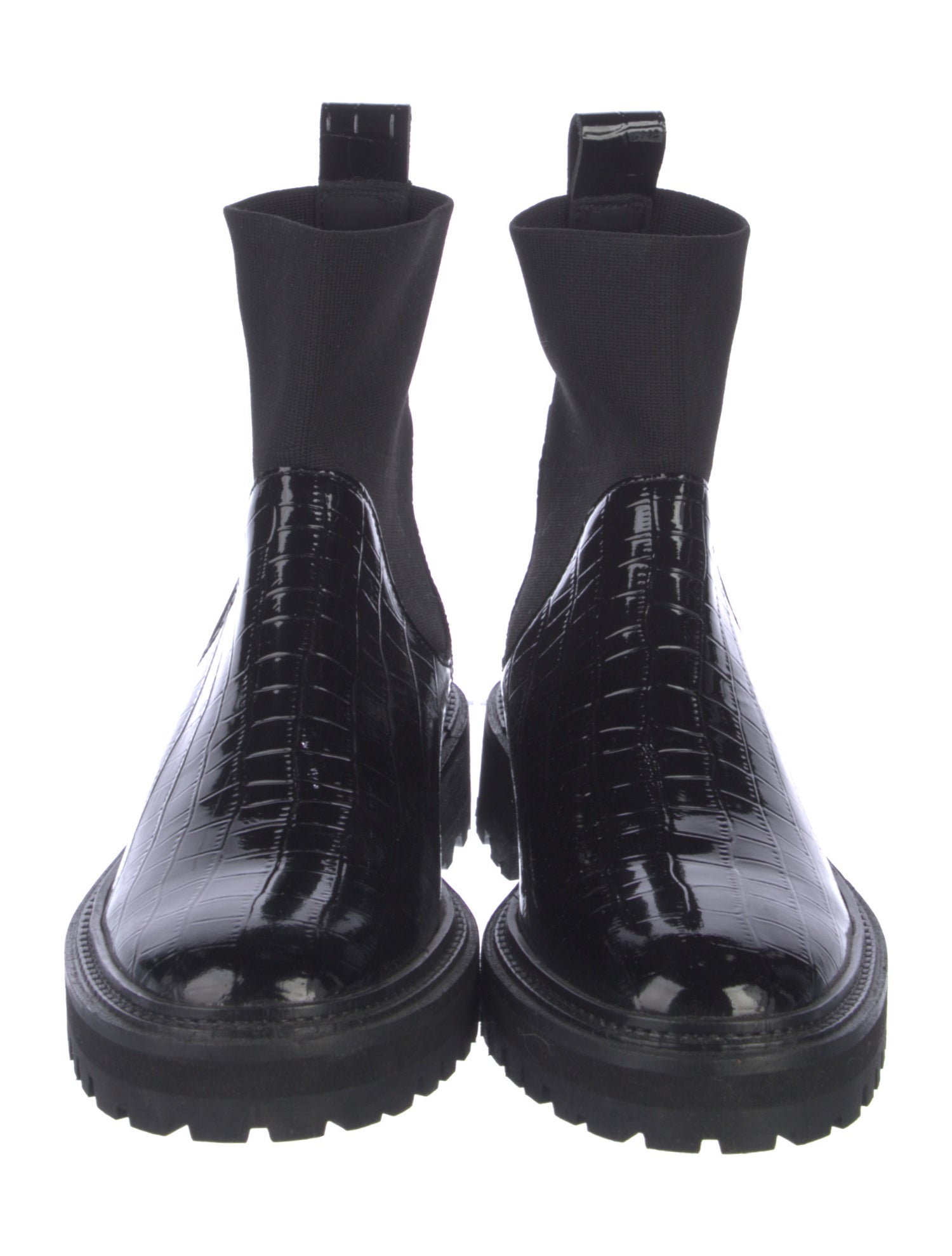 Loeffler Randall Patent Leather Chelsea Boots