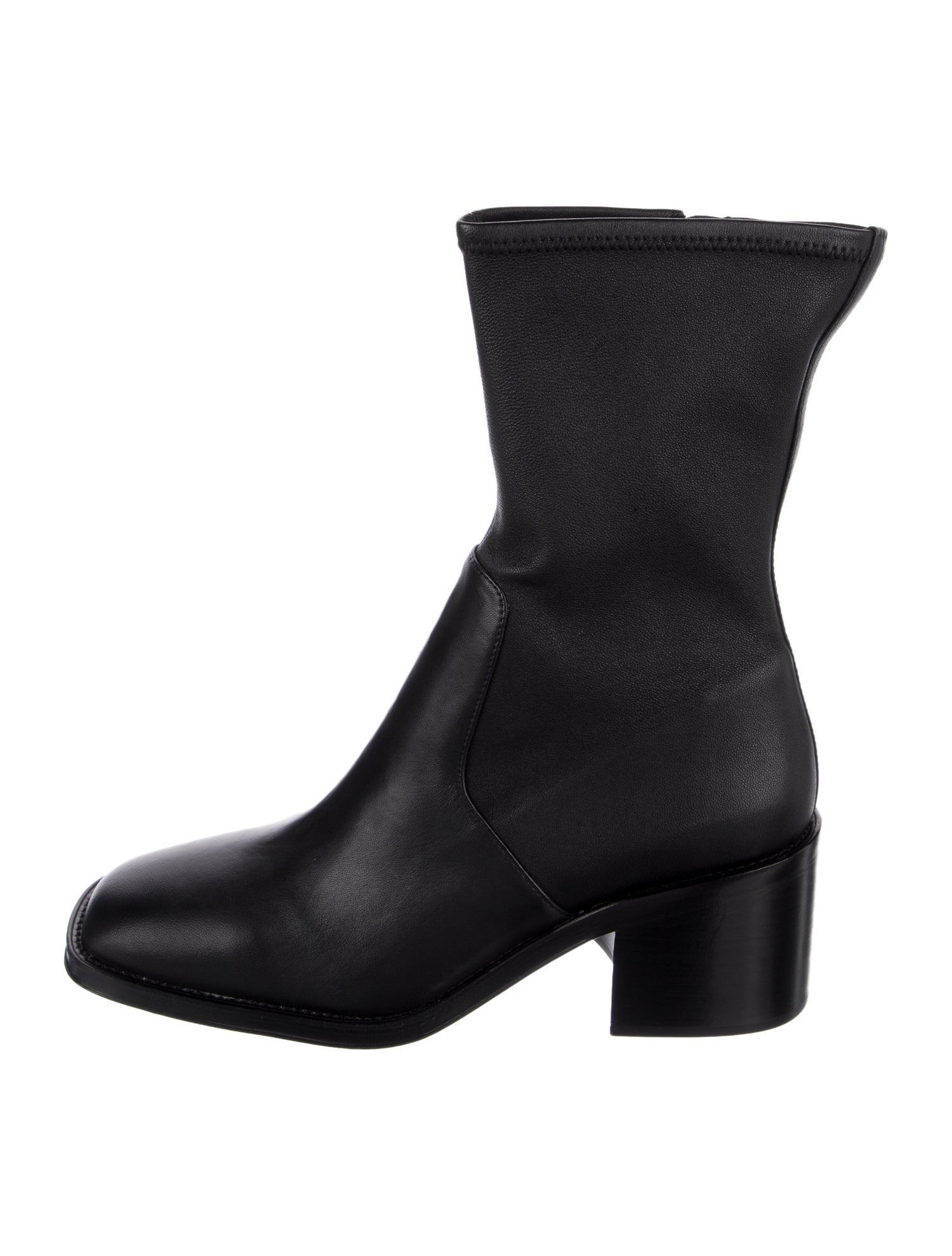 Loeffler Randall Leather Sock Boots