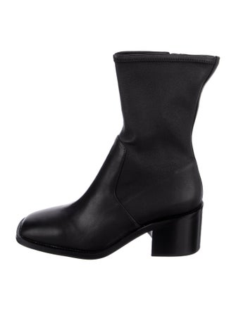 Loeffler Randall Leather Sock Boots