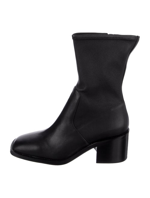 Loeffler Randall Leather Sock Boots