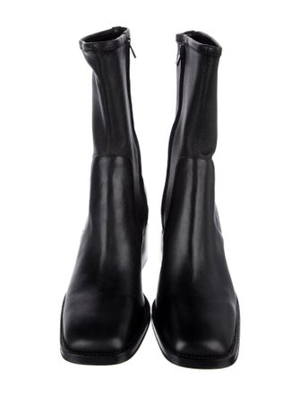 Loeffler Randall Leather Sock Boots
