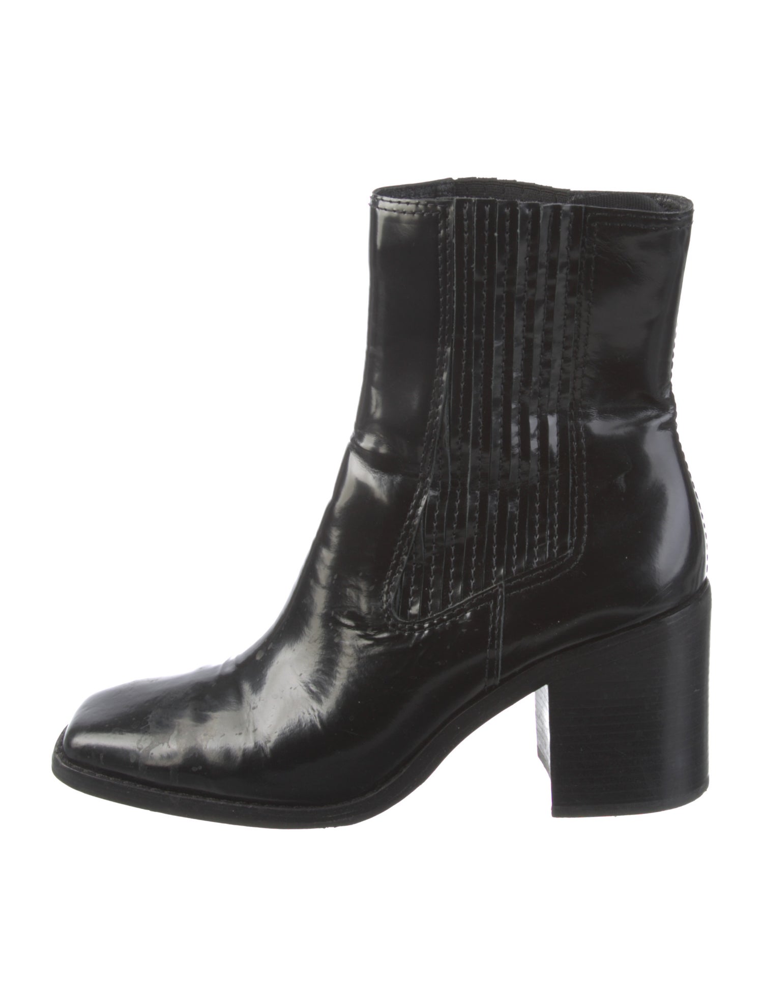 Loeffler Randall Leather Western Boots