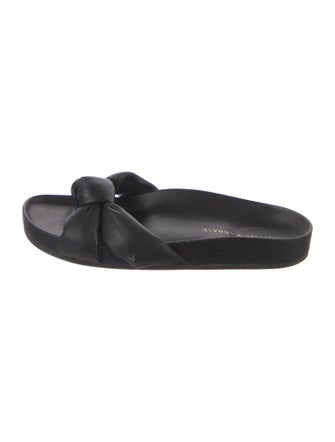 Loeffler Randall Leather Slides