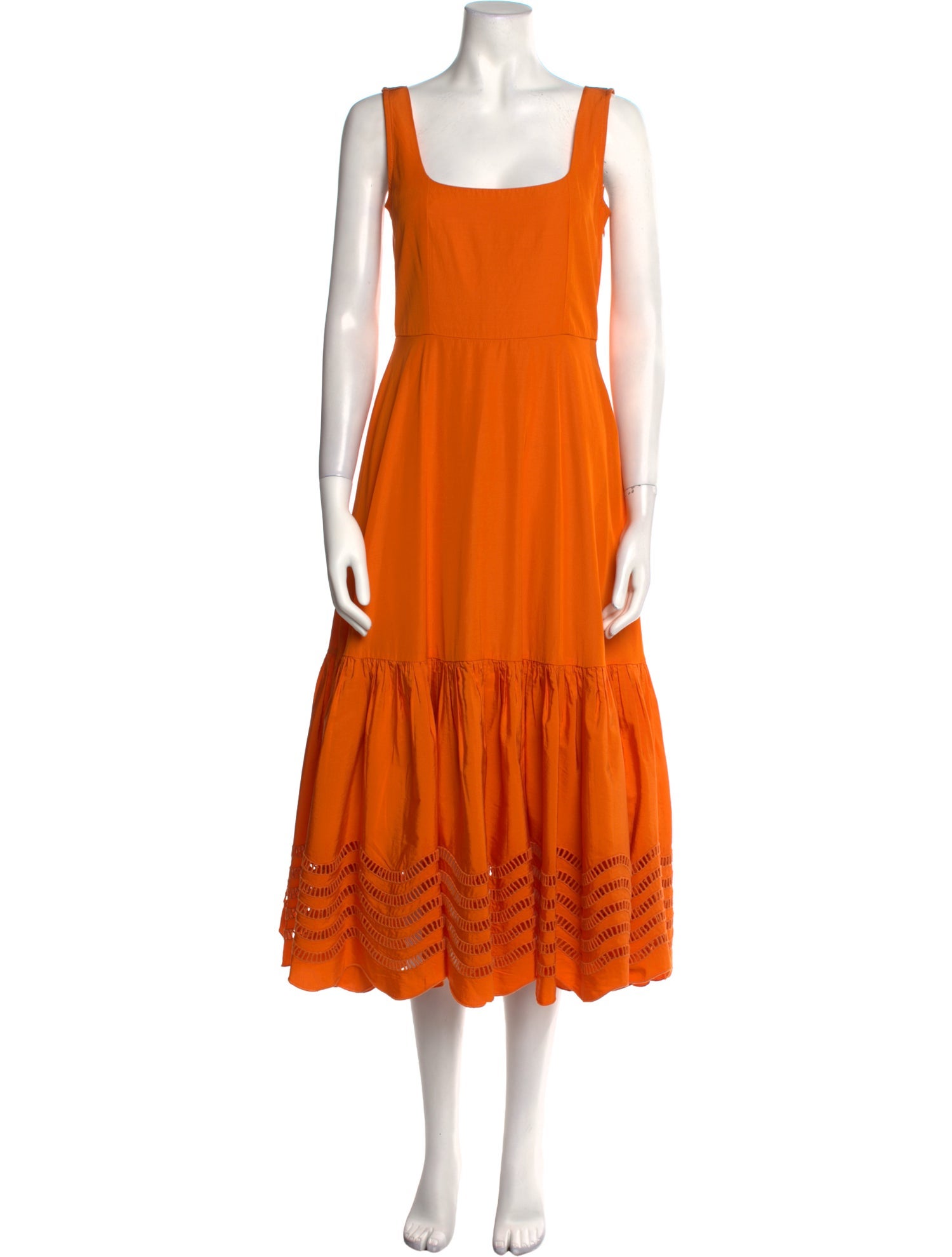 Loeffler Randall Square Neckline Long Dress w/ Tags