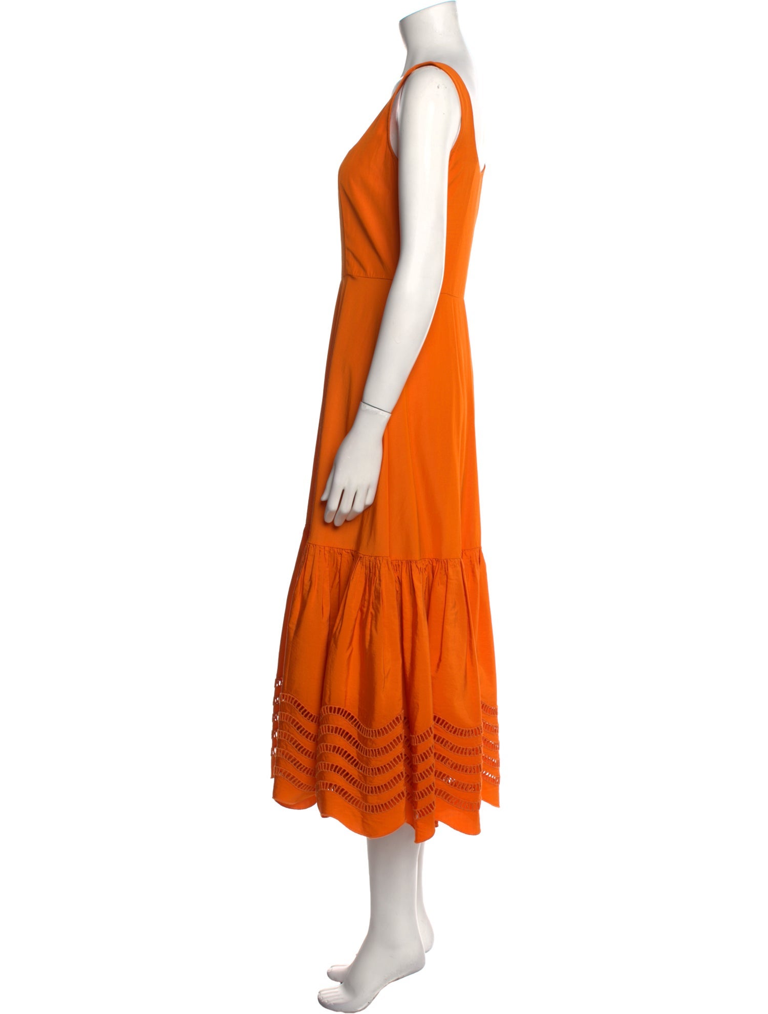 Loeffler Randall Square Neckline Long Dress w/ Tags