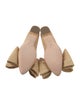 Loeffler Randall Straw Bow Accents Loafers