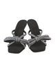 Loeffler Randall Suede Bow Accents Slides