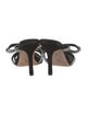Loeffler Randall Suede Bow Accents Slides
