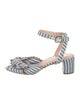 Loeffler Randall Canvas Striped Sandals