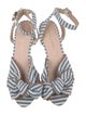 Loeffler Randall Canvas Striped Sandals