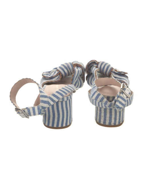 Loeffler Randall Canvas Striped Sandals