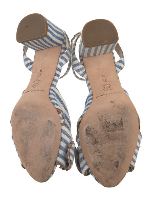 Loeffler Randall Canvas Striped Sandals