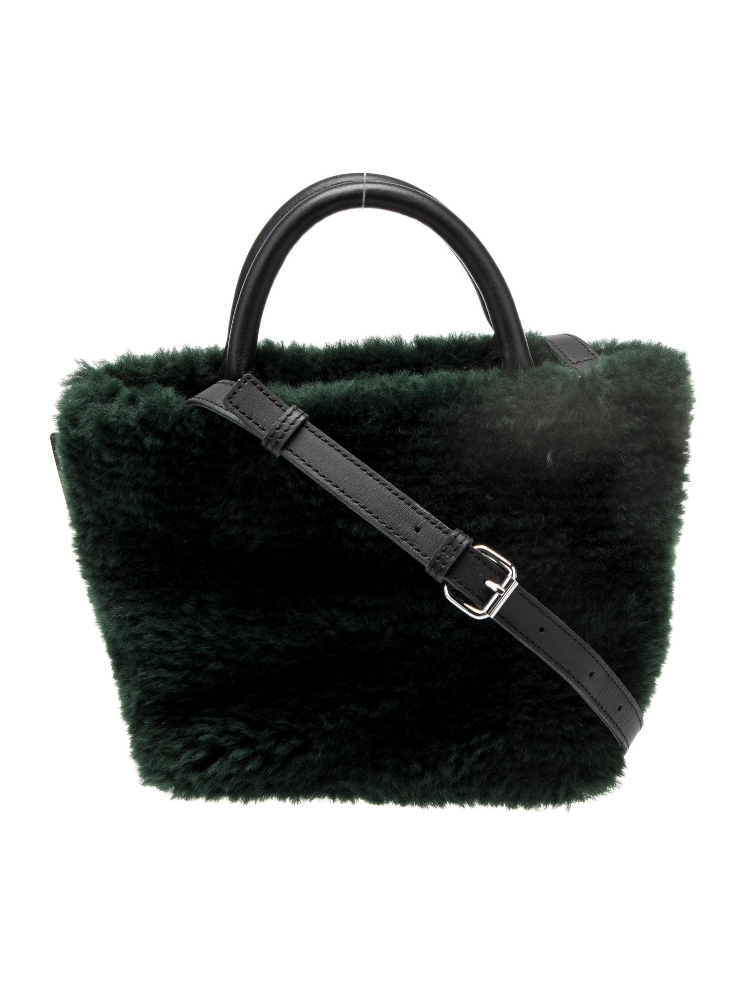 Loeffler Randall Faux Fur Top Handle Bag w/ Tags