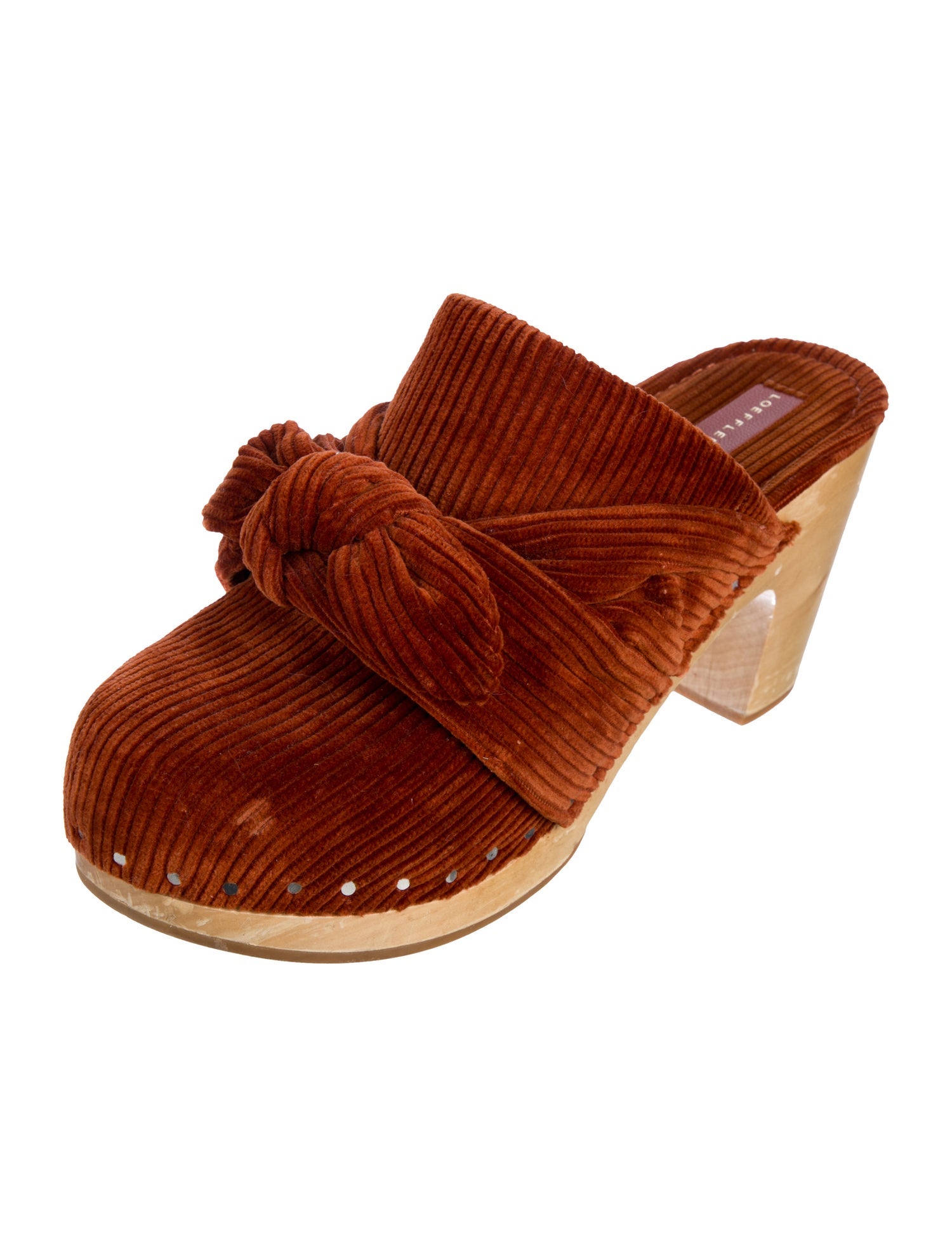 Loeffler Randall Canvas Bow Accents Mules