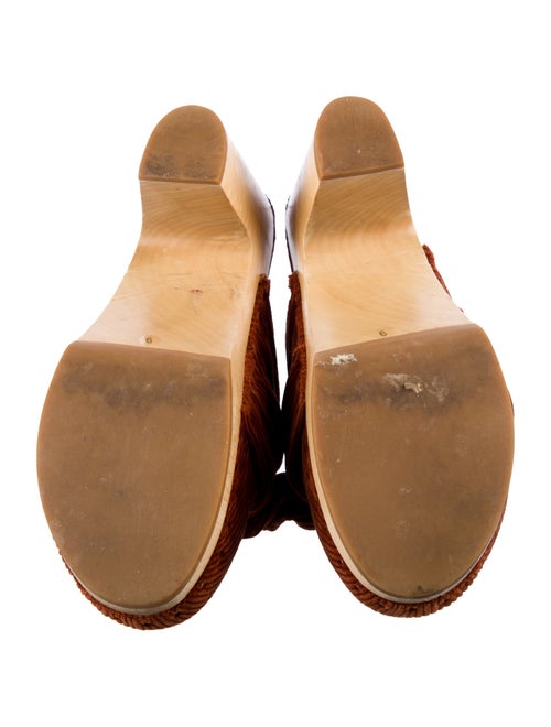 Loeffler Randall Canvas Bow Accents Mules