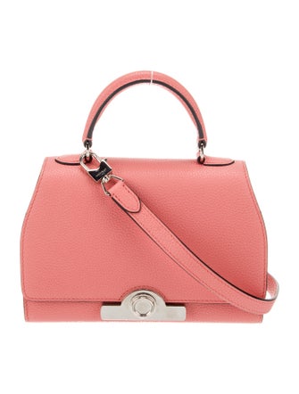 Loeffler Randall Leather Top Handle Bag
