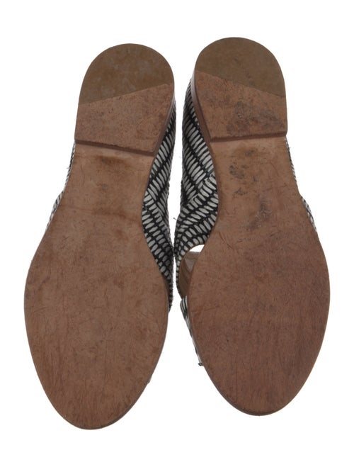 Loeffler Randall Straw Printed Flats