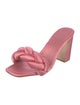 Loeffler Randall freya satin braided slide Satin Slides