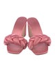 Loeffler Randall freya satin braided slide Satin Slides