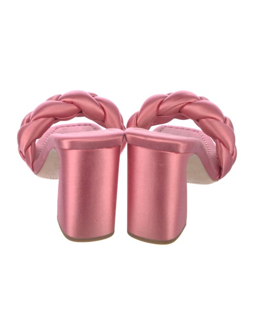 Loeffler Randall freya satin braided slide Satin Slides