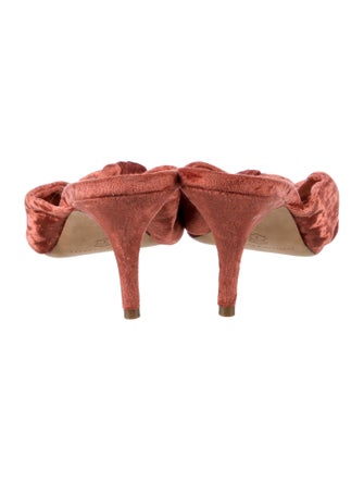 Loeffler Randall Velvet Slides