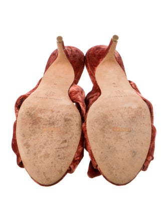 Loeffler Randall Velvet Slides