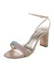 Loeffler Randall Loeffler Randal Shay Rainbow Crystal Sandal Suede Sandals