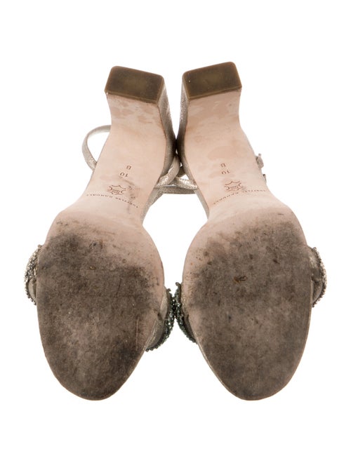 Loeffler Randall Loeffler Randal Shay Rainbow Crystal Sandal Suede Sandals