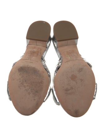 Loeffler Randall Leather Slides