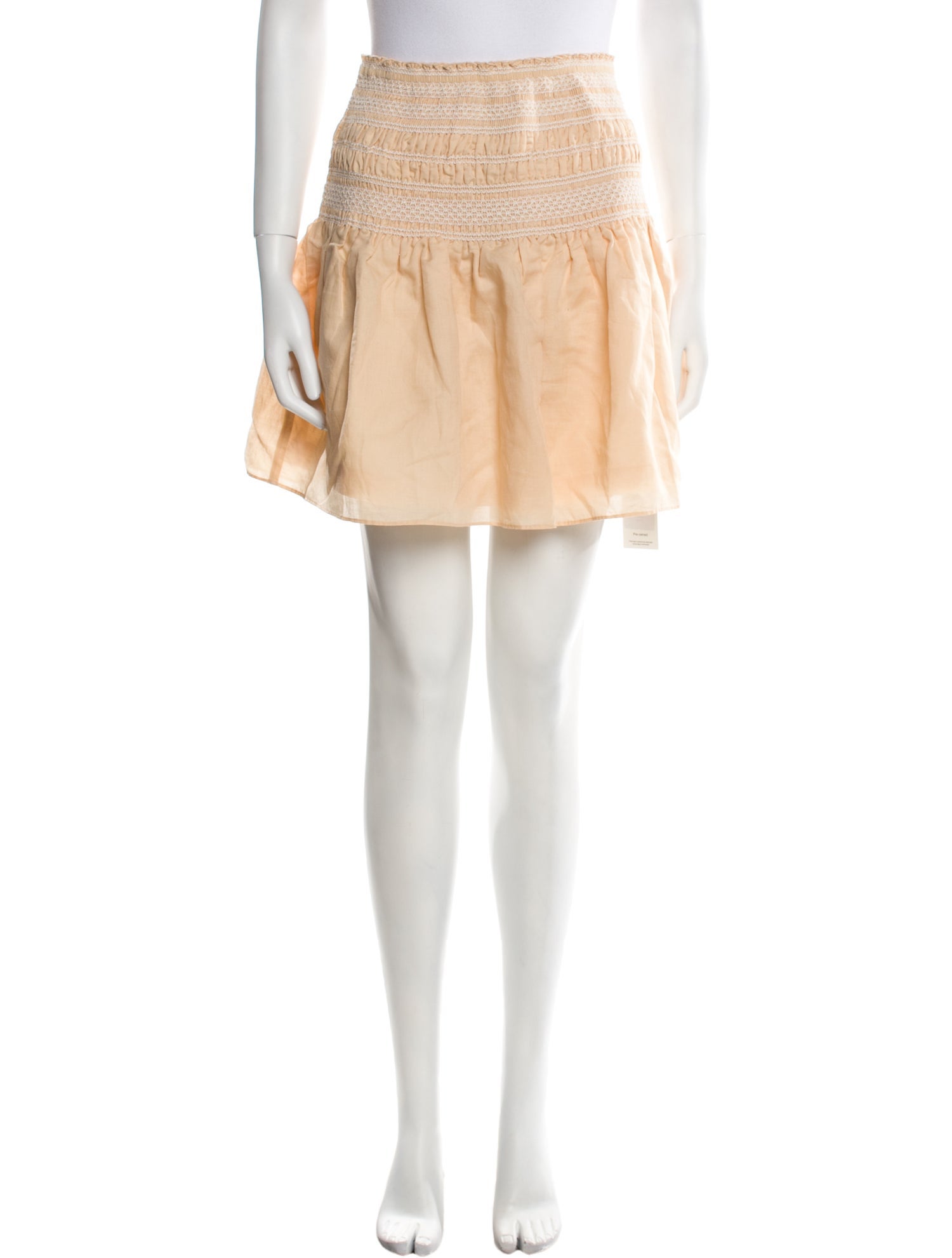 Loeffler Randall Embroidered Accent Mini Skirt