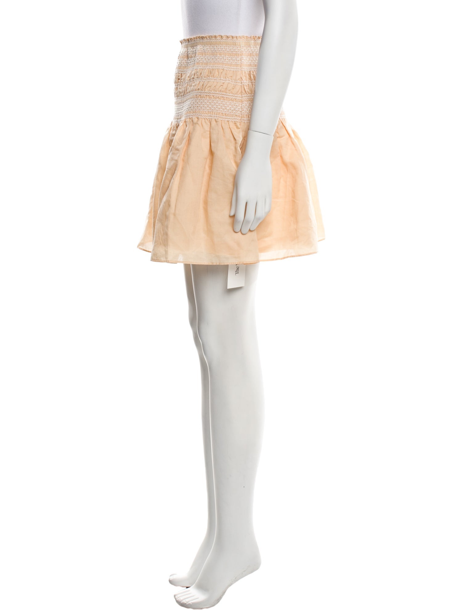 Loeffler Randall Embroidered Accent Mini Skirt