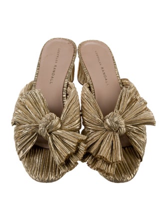 Loeffler Randall Bow Accents Slides