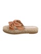 Loeffler Randall Suede Bow Accents Espadrilles