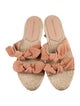 Loeffler Randall Suede Bow Accents Espadrilles