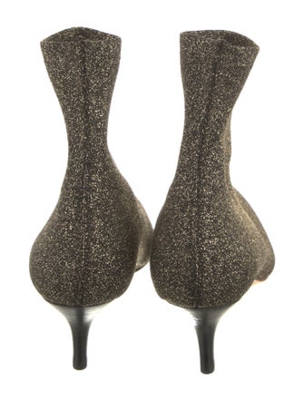 Loeffler Randall Glitter Sock Boots