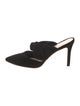 Loeffler Randall Suede Bow Accents Mules